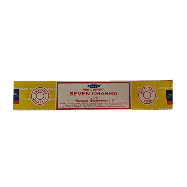 Vonné tyčinky Nag Champa Seven Chakra